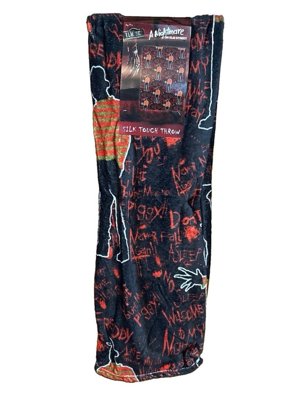 Freddy Krueger Nightmare on Elm Street Plush Throw Blanket Halloween 50x70 New